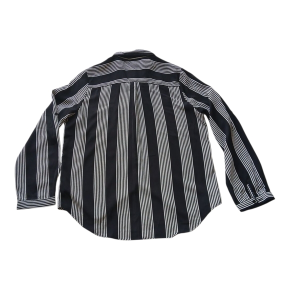 Elegant‎ Striped Button-Down Shirt Sz XL - Picture 4 of 7